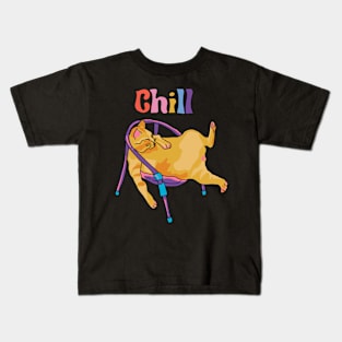 Chilling Cat Kids T-Shirt